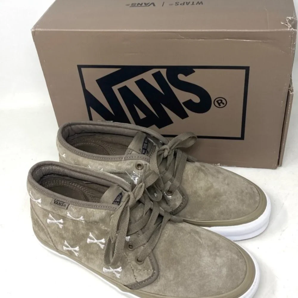 VANS Vault Chukka LX Sneakers Mid Suede Women's Bones Coyote Shoes VN0A4U3GBMD